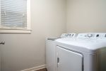 Full Size Washer and Dryer in Laundry Room